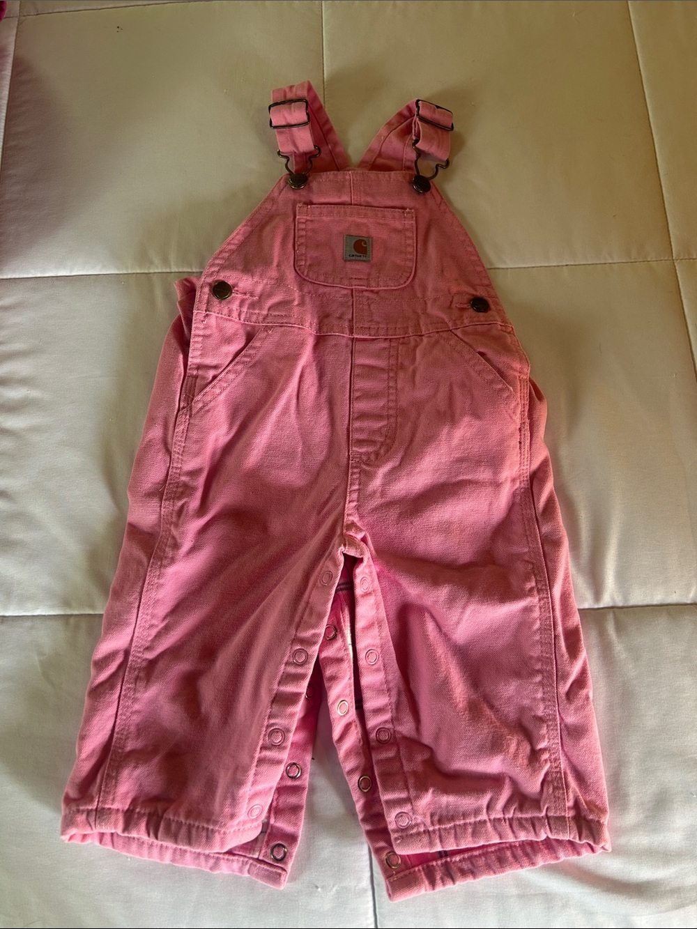Carhartt Pink Children's Bib Overalls